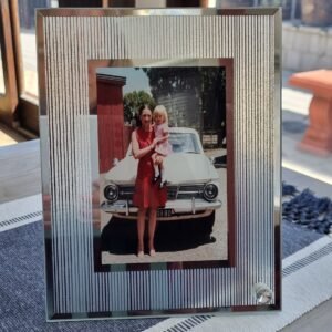 Glass Photo Display with Frame