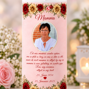 Memorial / Remembrance Candle