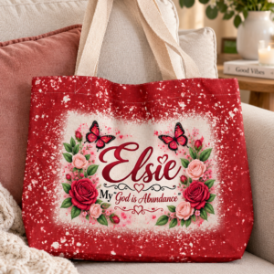 Tote bag, Red Starry (with Name)