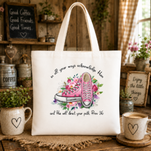 Tote bag Canvas - Proverbs 3:6